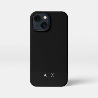 Einfacher Coupname mit Monogramm iPhone 13 Mini Hülle