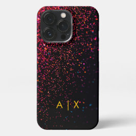 Einfacher Coupname mit Monogramm iPhone 13 Pro Hülle