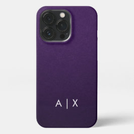 Einfacher Coupname mit Monogramm iPhone 13 Pro Hülle