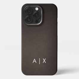 Einfacher Coupname mit Monogramm iPhone 13 Pro Hülle