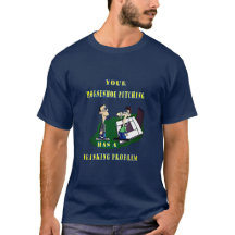 Einfacher Dark HorseShoe Pitching Tee...