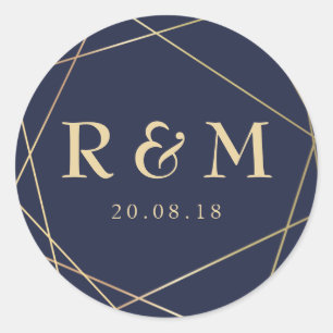 einfacher geometrischer Aufkleber