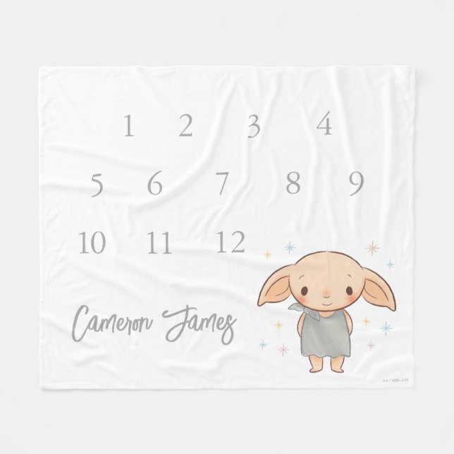 Einfacher Harry Potter - Dobby Baby Shower Fleecedecke (Vorderseite (Horizontal))