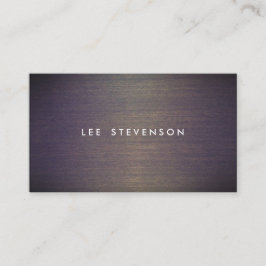 Einfacher Holzminimalistischer Beruflicher Designe Visitenkarte