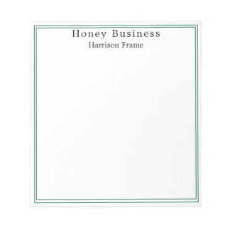 Einfacher Honigfarm-Business Notizblock