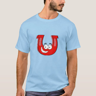 Einfacher Hufeisen-Wurf-Übungstisch T-Shirt