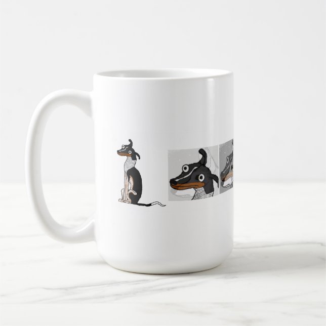 Einfacher Hundeverwandelnde Tasse (Links)