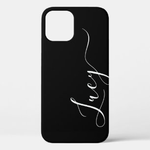 Einfacher kalligrafischer Schriftart Individuelle  Case-Mate iPhone Hülle