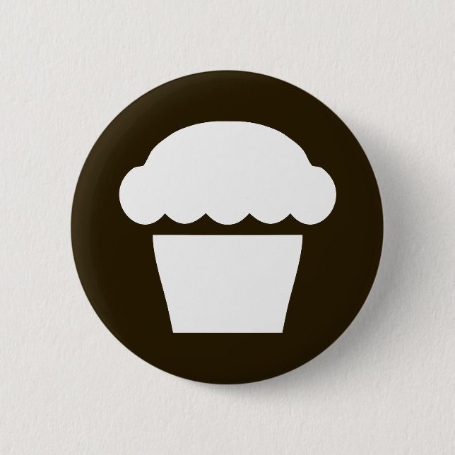 einfacher kleiner Kuchen/Muffin Button (Vorderseite)