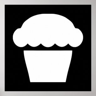 einfacher kleiner Kuchen Poster