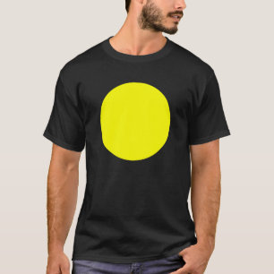 Einfacher Kreis - Gelb T-Shirt