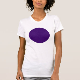 Einfacher Kreis - tiefes Lila T-Shirt