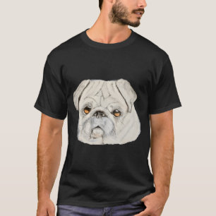 Einfacher Kristall-Mops T-Shirt