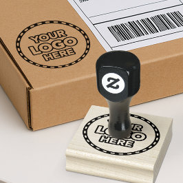 Einfacher Logo-Stempel für Geschäfts-Branding Gummistempel