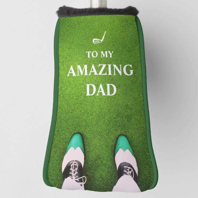Einfacher lustiger Vater's Day Custom Best Putter Golf Headcover (Rotieren 90)