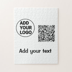 Einfacher minimaler q r Code Hinzufügen Logo-Scan-