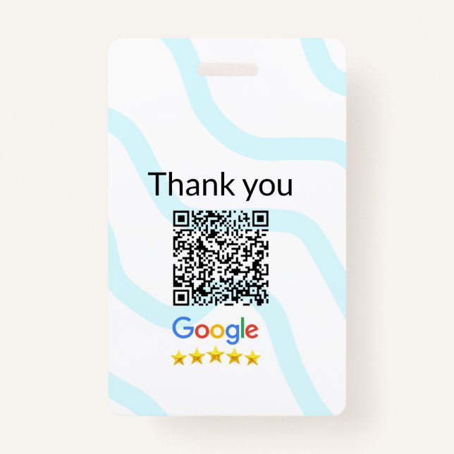 Einfacher minimaler q r Code Hinzufügen Logo Scan- Ausweis (Vorderseite)