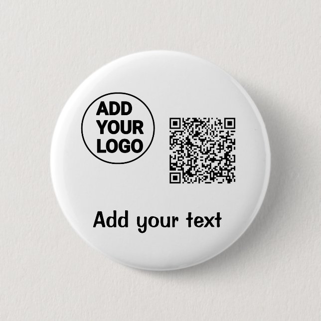 Einfacher minimaler q r Code Hinzufügen Logo-Scan- Button (Vorderseite)