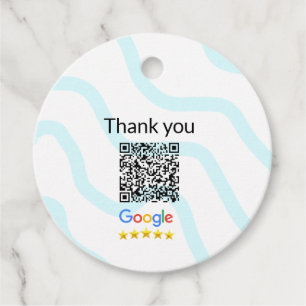Einfacher minimaler q r Code Hinzufügen Logo Scan- Geschenkanhänger