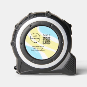 Einfacher minimaler q r Code Hinzufügen Logo Scan- Maßband