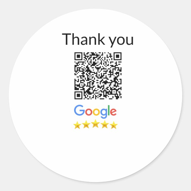 Einfacher minimaler q r Code Hinzufügen Logo Scan- Runder Aufkleber (Vorderseite)