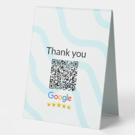 Einfacher minimaler q r Code Hinzufügen Logo Scan- Tischaufsteller