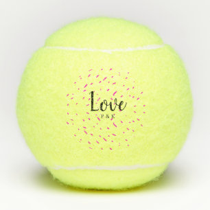 Einfacher minimaler rosa abstrakter Liebeshintergr Tennisbälle