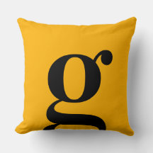 Einfacher Minimaler, sonnengelber Monogramm-Letter