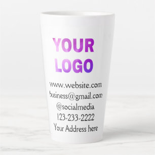 einfacher minimaler Text zum Hinzufügen Ihres Logo Milchtasse
