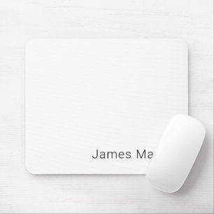 Einfacher minimalistischer editierbarer Name oder Mousepad