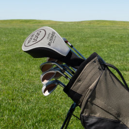 Einfacher Minimalistischer Grunge-Treiber für das Golf Headcover