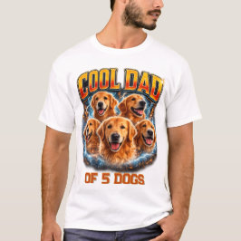Einfacher moderner cooler individueller Hundename T-Shirt