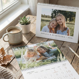 Einfacher moderner Schreibtischkalender für Enkelk Kalender