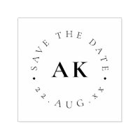 Einfacher Monogramm-Kreis Moderner Minimalistische