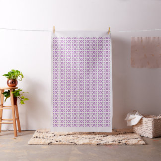 Einfacher Mustergewebe-Streifenkreis (Lavendel) Stoff
