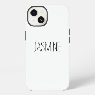 Einfacher Name Klare Hülle iPhone Hülle
