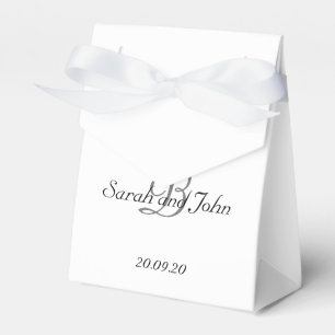 Einfacher personalisierter geschenkschachtel