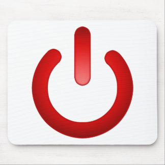 Einfacher Power-Knopf Mousepad