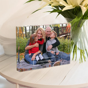 Einfacher Rahmen Fotoblock