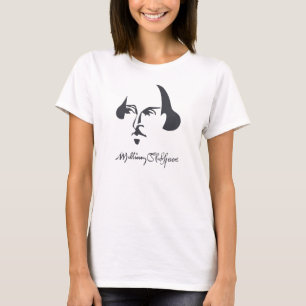 Einfacher Shakespeare mit Unterzeichnung T-Shirt