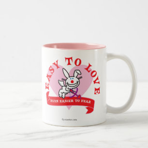 Einfacher sich zu fürchten zweifarbige tasse