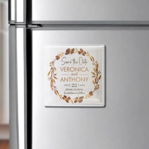 Einfacher Sommer   Fall Blumenhochzeit retten Datu Magnet