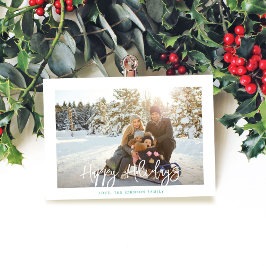 Einfacher Spaß Minimalistisch Happy Holidays Foto