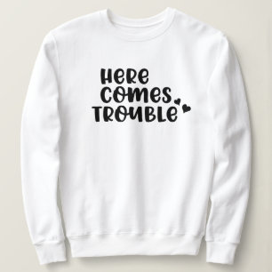 - Einfacher Sweater für Frauen Sweatshirt