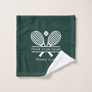 Einfacher Tennisvereinsname Team Spieler Grün Benu Waschlappen