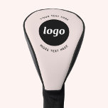 Einfacher Text für Logos Werbeaktion Rosa Rosa Golf Headcover<br><div class="desc">Fügen Sie Ihr eigenes Logo und Textauswahl zu diesem Design hinzu. Entfernen Sie den oberen oder unteren Text,  wenn Sie es vorziehen. Minimalistisch und beruflich. Als Werbemittel für Ihre Kunden und Kunden.</div>