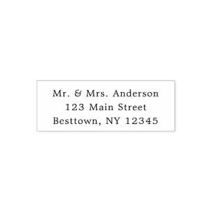 Einfacher Text Permastempel