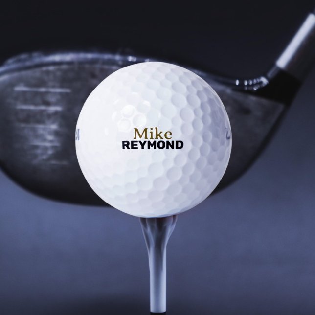 Einfacher und minimaler Golfername Golfball (Von Creator hochgeladen)