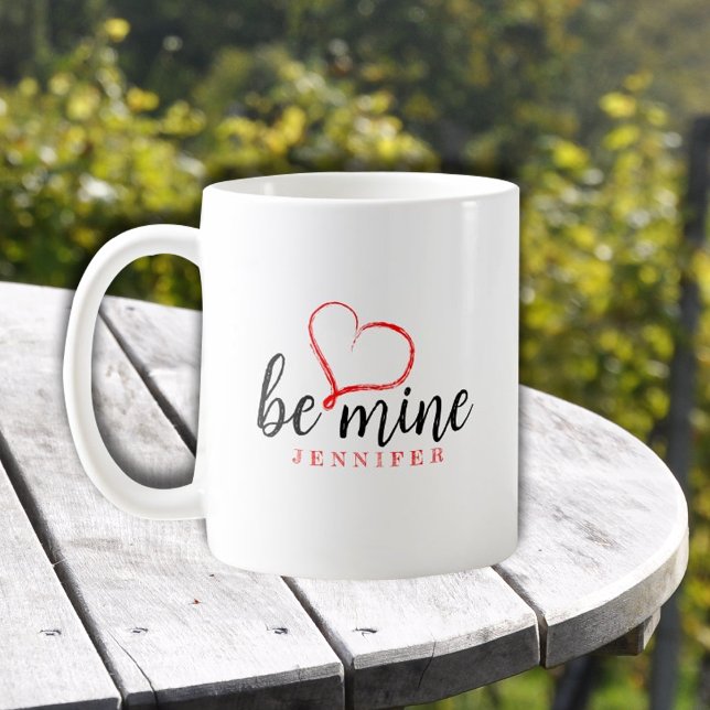 Einfacher Valentinstag  Kaffeetasse (Von Creator hochgeladen)