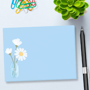 Einfacher weiße post-it klebezettel